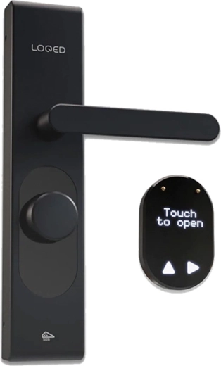 LOQED Touch Smart Lock black Wi‑Fi and Bluetooth