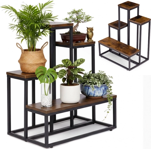 ModernHome loft plant stand with 4 shelves