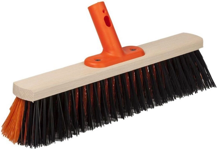 Road hybrid broom 50 cm with nylon bristles for KLIK handle