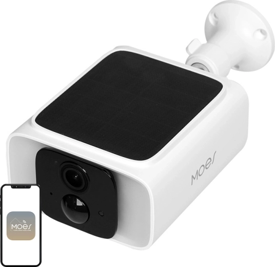Moes WCM-S26 outdoor Wi‑Fi IP camera 4 MP with solar panel