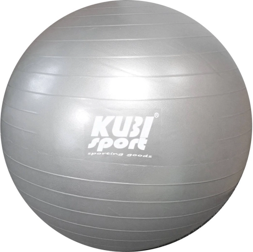 Kubisport gimnastikos kamuolys sidabrinis 65 cm – 1 vnt.