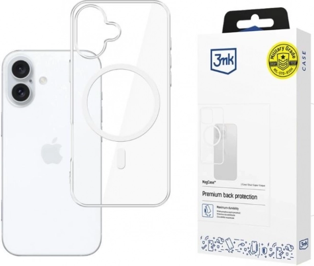 Armored Magnetic Case Armor MagCase for Apple iPhone 17 – Clear