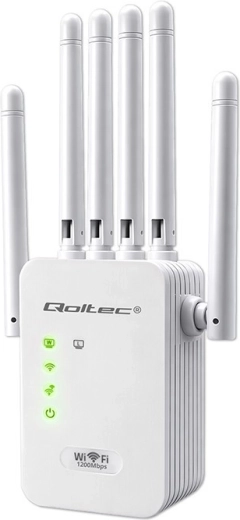 WiFi 5 signalo stiprintuvas AC1200 su 6 antenomis
