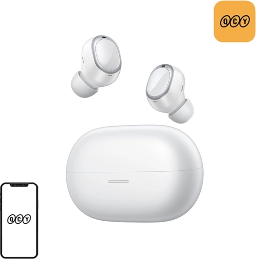 Belaidės ausinės QCY MeloBuds A30 baltos