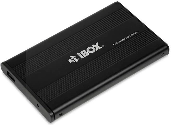 External aluminum 2.5" SATA USB 2.0 drive enclosure I-BOX