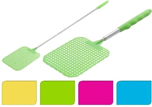 Teleskopinė musių plaktuvė 24–56 cm, spalvų miksas