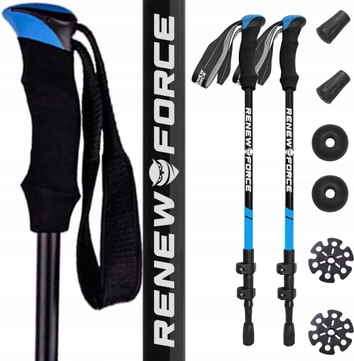 Renew Force trekking poles with accessories (2 pieces)