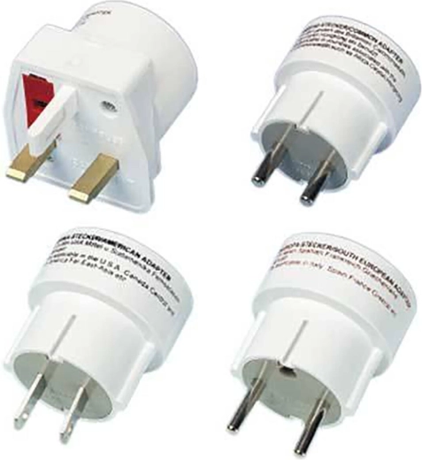 Travel adapter set VIVANCO RS 4 W (4 pcs)