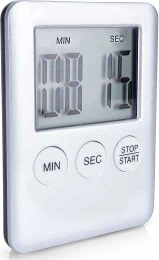 Elektroninis virtuvinis laikmatis su LCD ekranu ir magnetu