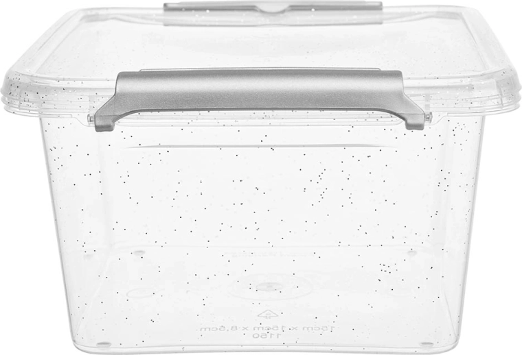 Antibacterial set of 2 food containers, 1.6 L