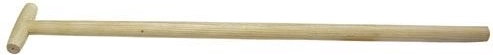 Wooden handle for spade with T-grip 95 cm