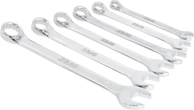 Six most commonly used sizes