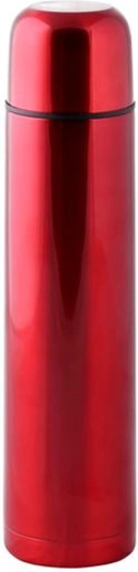 Toro stainless steel thermos with stop valve 1 l red