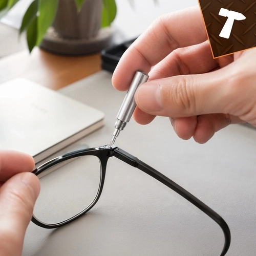 Double-ended screwdriver for small repairs