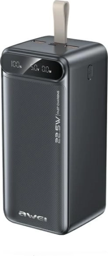 Awei PA-13 išorinė baterija 22,5 W 50 000 mAh juoda