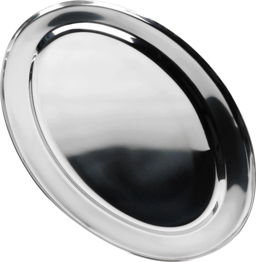 Polished stainless steel for elegant serving