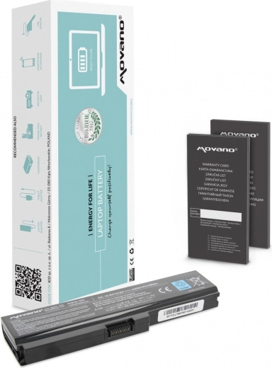 Movano laptop battery for Toshiba Satellite L700/L730/L750 4400 mAh (48 Wh)