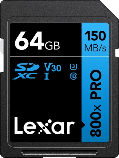 Lexar Professional 800x Pro SDXC memory card 64 GB
