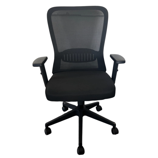 Ergonomic office chair DIANO, mesh, height-adjustable with armrests