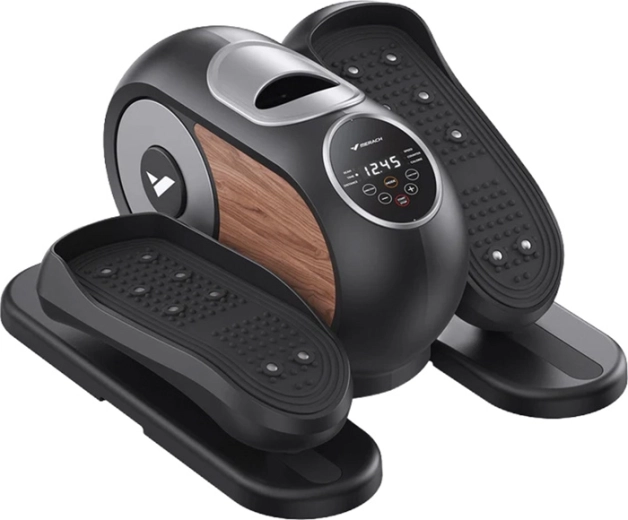 Merach mini under-desk elliptical trainer black