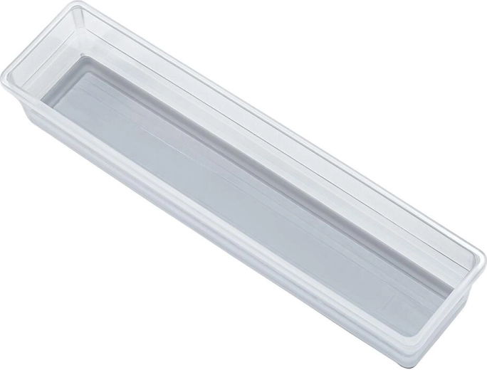 SISTEMO Drawer Organizer 30 × 7.5 × 5 cm, transparent/gray