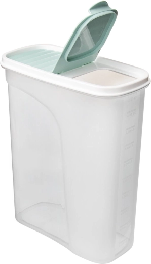 Dispensing lid for clean pouring