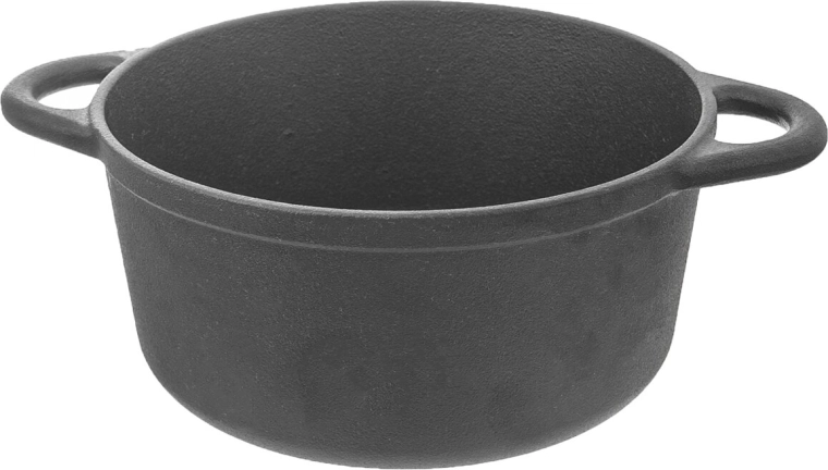 Even heat distribution thanks to cast iron