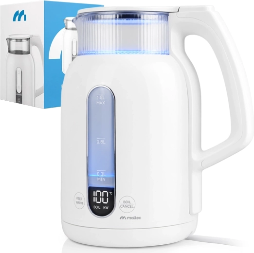 MalTec electric kettle with temperature control 1.5 l