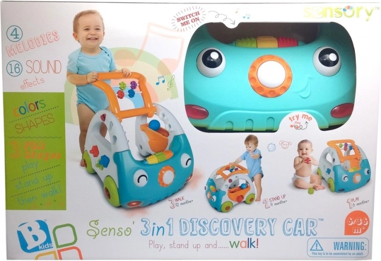 3 režimai viename: sėdėjimas, stovėjimas ir pirmieji žingsniai