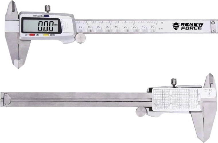 LCD display and mm/in unit switching
