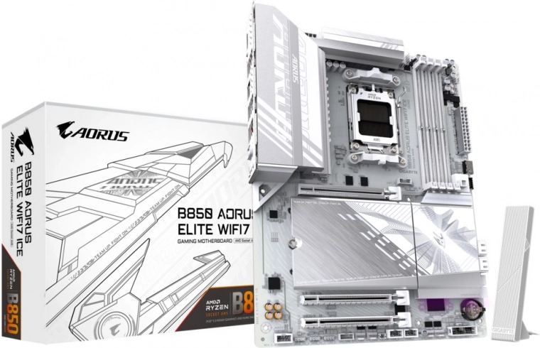 GIGABYTE motherboard for AMD AM5 with B850 chipset and Wi‑Fi 7