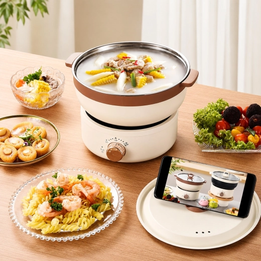 Cooking and heating in one place