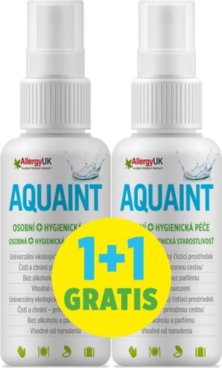 Aquaint 100 % ekologiškas valomasis vanduo 50 ml + dovana 50 ml