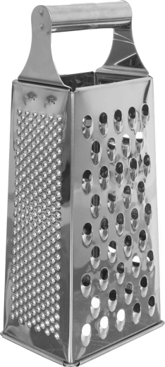 Stainless steel four-sided box grater