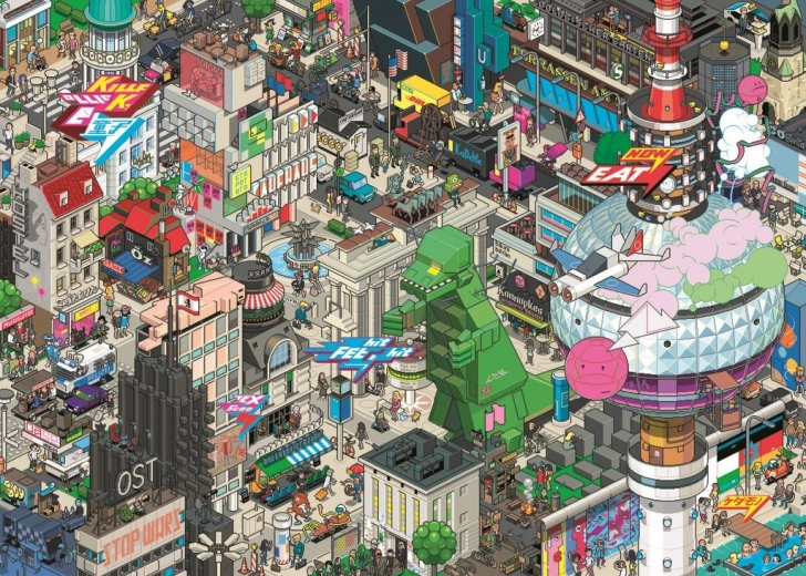 Puzzle Pixorama: Berlin Quest 1000 pieces