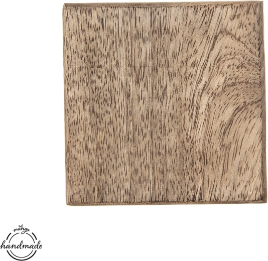 Padėkliukas iš mangų medienos 10 × 10 cm