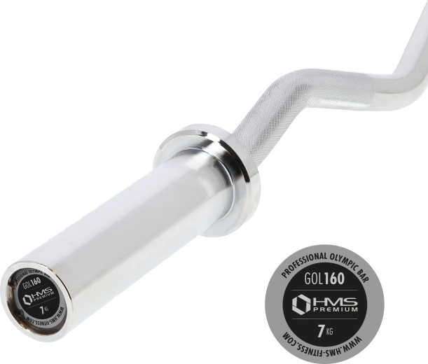 Lenktas olimpinis grifas 120 cm, 50 mm skersmens