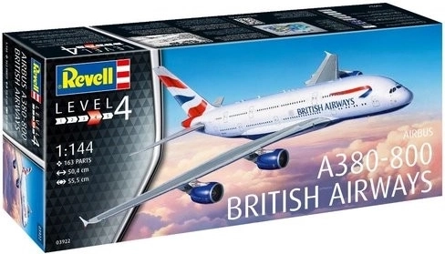 Plastikinis lėktuvo modelis AIRBUS A380-800 BRITISH AIRWAYS