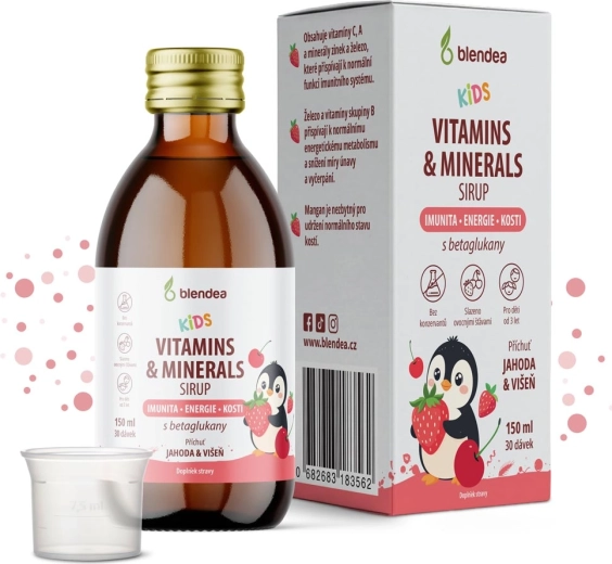 Blendea KIDS syrup with vitamins, minerals and beta-glucans 150 ml