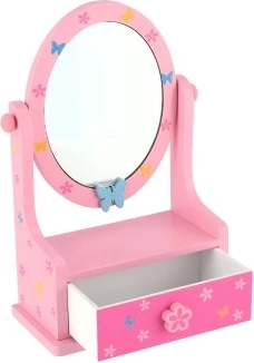 Sturdy wood and pastel design for a children