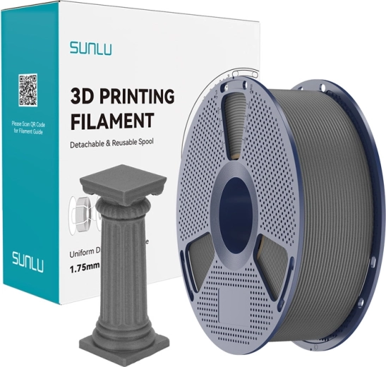 Sunlu PLA High-Speed Marble filamentos betoninės pilkos spalvos