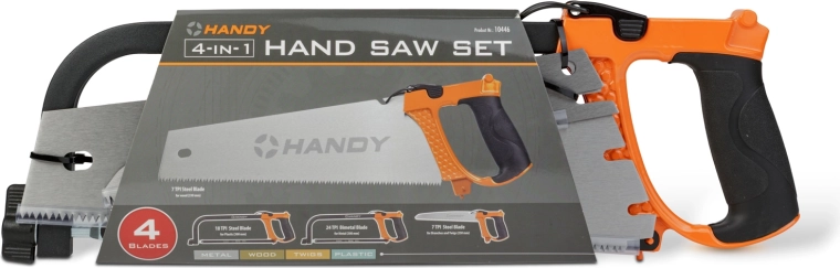 Four saw blades for different materials