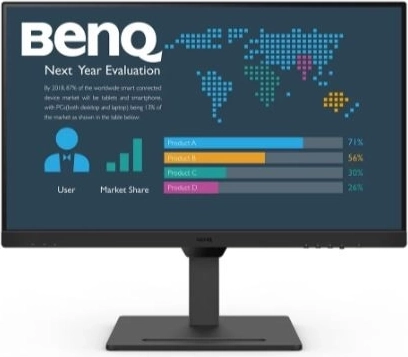 27″ BENQ office monitor with QHD IPS, 75 Hz, 5 ms, HDMI and USB‑C