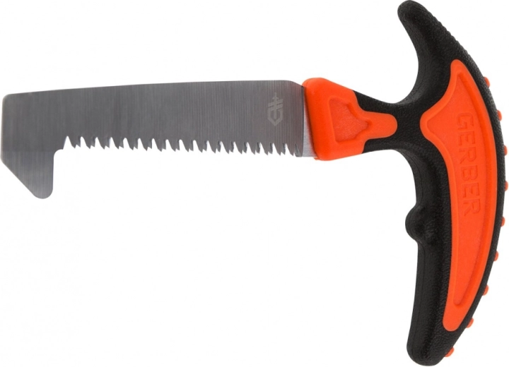Gerber Vital Pack Saw medžioklinis pjūkliukas 8,8 cm, oranžinis–juodas su dėklu
