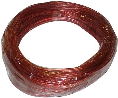 60 m skalbinių virvė su plieniniu troseliu ir plastikine danga, įvairių spalvų