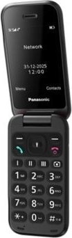 Panasonic KX‑TF600 4G clamshell mobile phone (red)