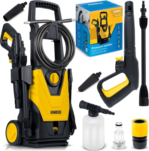 Humberg aukšto slėgio plovykla 1800 W HM-300 su aliumininiu siurbliu ir turbo antgaliu