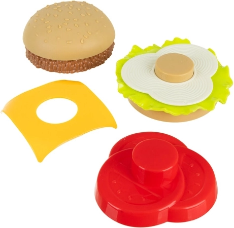 Stackable hamburger for creative play