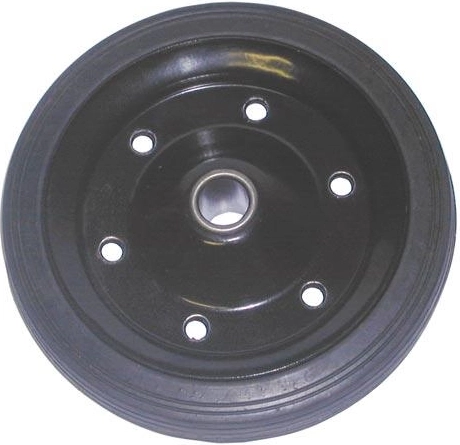 Pilnaviduris 250 mm ratukas su metaliniu disku, slydimo guoliu (stebulė 20 mm)
