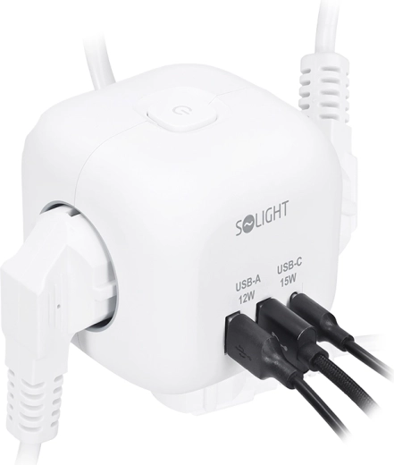 USB-C and USB-A charging in one unit